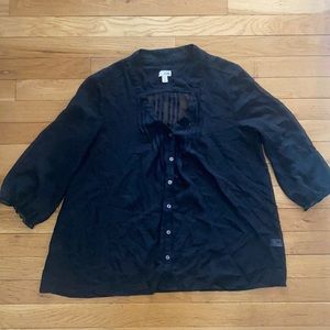 FRENCHI SMALL SHEER BLACK TOP